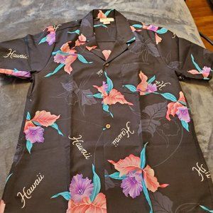 MENS VINTAGE 80'S HAWAII FLOWER SHIRT - SIZE SMALL